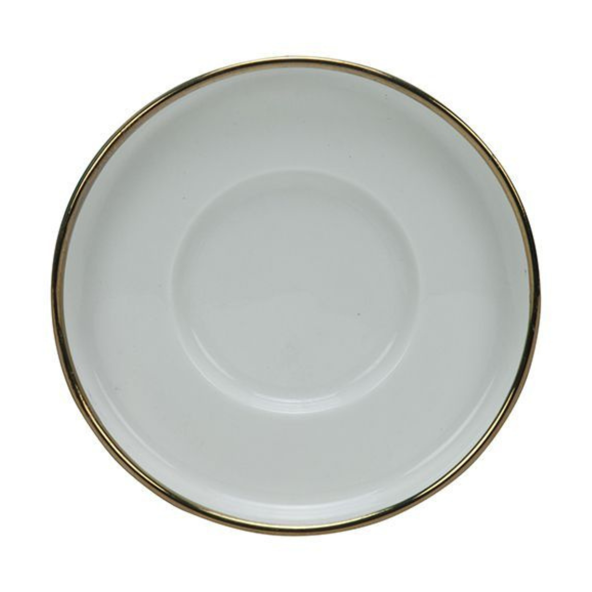 Bricard Teeglas Set mit Untersetzer aus Keramik Sens 12-tlg. gold