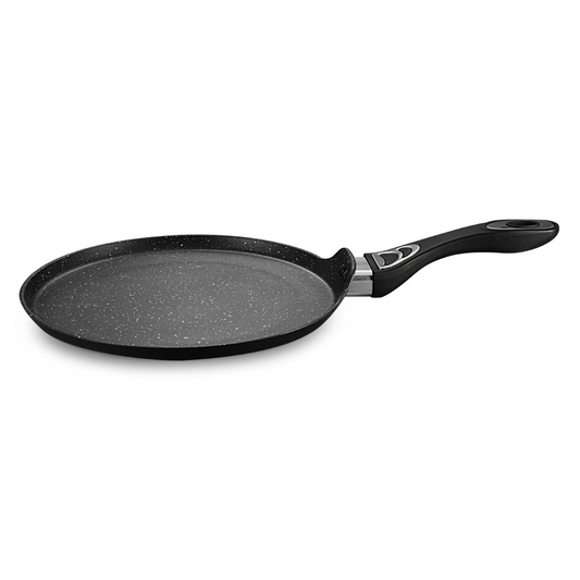 Pizzapan Sienna  32 cm Induktion antihaft  Marmordesign schwarz