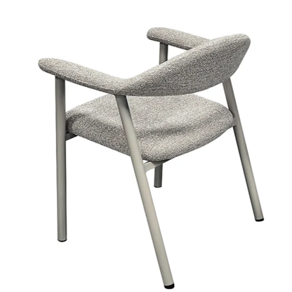 Esszimmerstuhl VIDA Komfortabler Armlehnenstuhl mit strukturierter Polsterung Beige