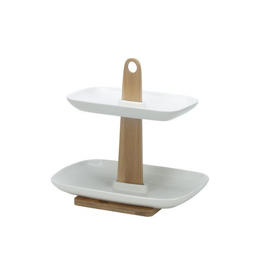 Bricard 7913 Etagere | 4-teilig – Weiß Bambus